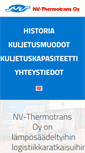 Mobile Screenshot of nv-thermotrans.com